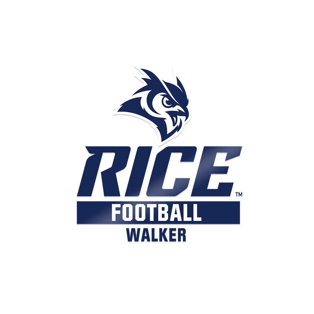 Rice - NCAA Football : Braylen Walker - Sticker-0