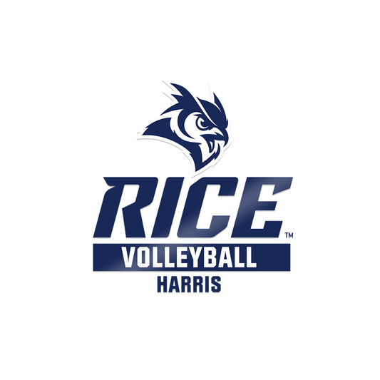 Rice - NCAA Women's Volleyball : Darby Harris - Sticker-0