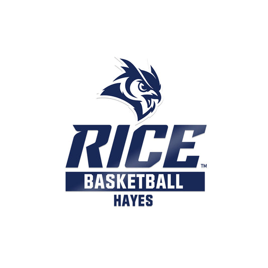 Rice - NCAA Women's Basketball : Shelby Hayes - Sticker-0