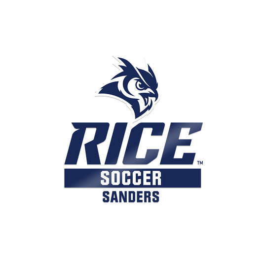 Rice - NCAA Women's Soccer : Kenna Sanders - Sticker-0