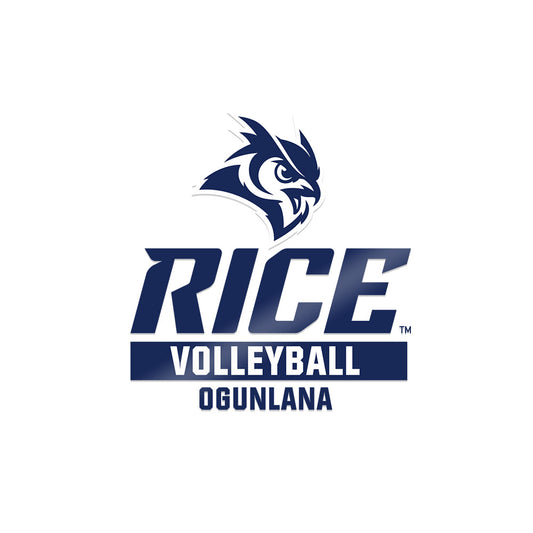Rice - NCAA Women's Volleyball : Lademi Ogunlana - Sticker-0