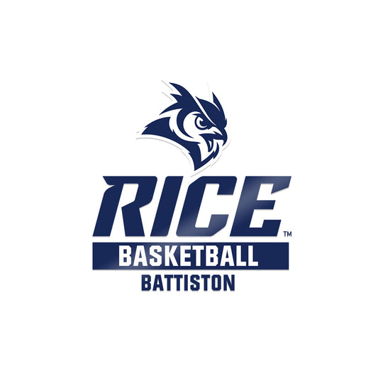 Rice - NCAA Women's Basketball : Louann Battiston - Sticker-0