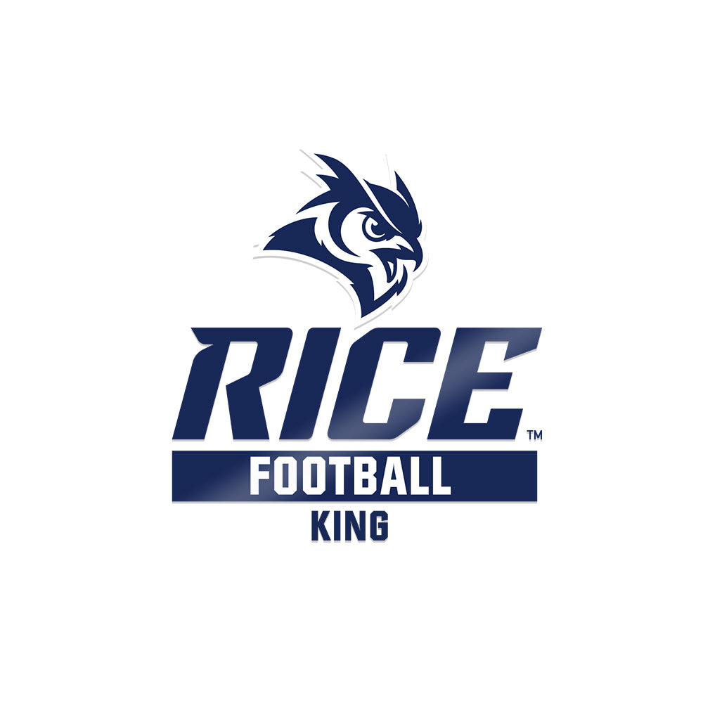 Rice - NCAA Football : Cooper King - Sticker-0