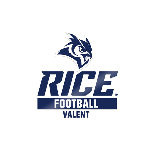 Rice - NCAA Football : Patrick Valent - Sticker-0