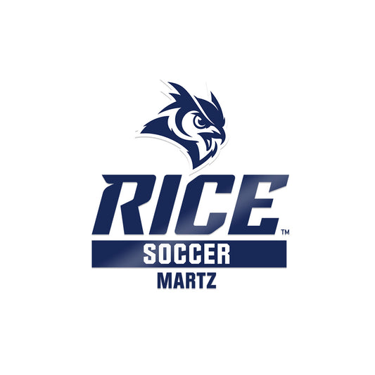 Rice - NCAA Women's Soccer : Carsyn Martz - Sticker-0