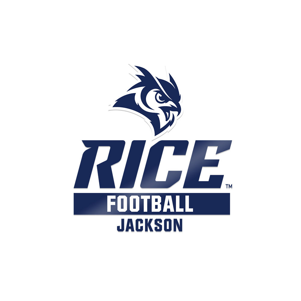 Rice - NCAA Football : Quinton Jackson - Sticker-0