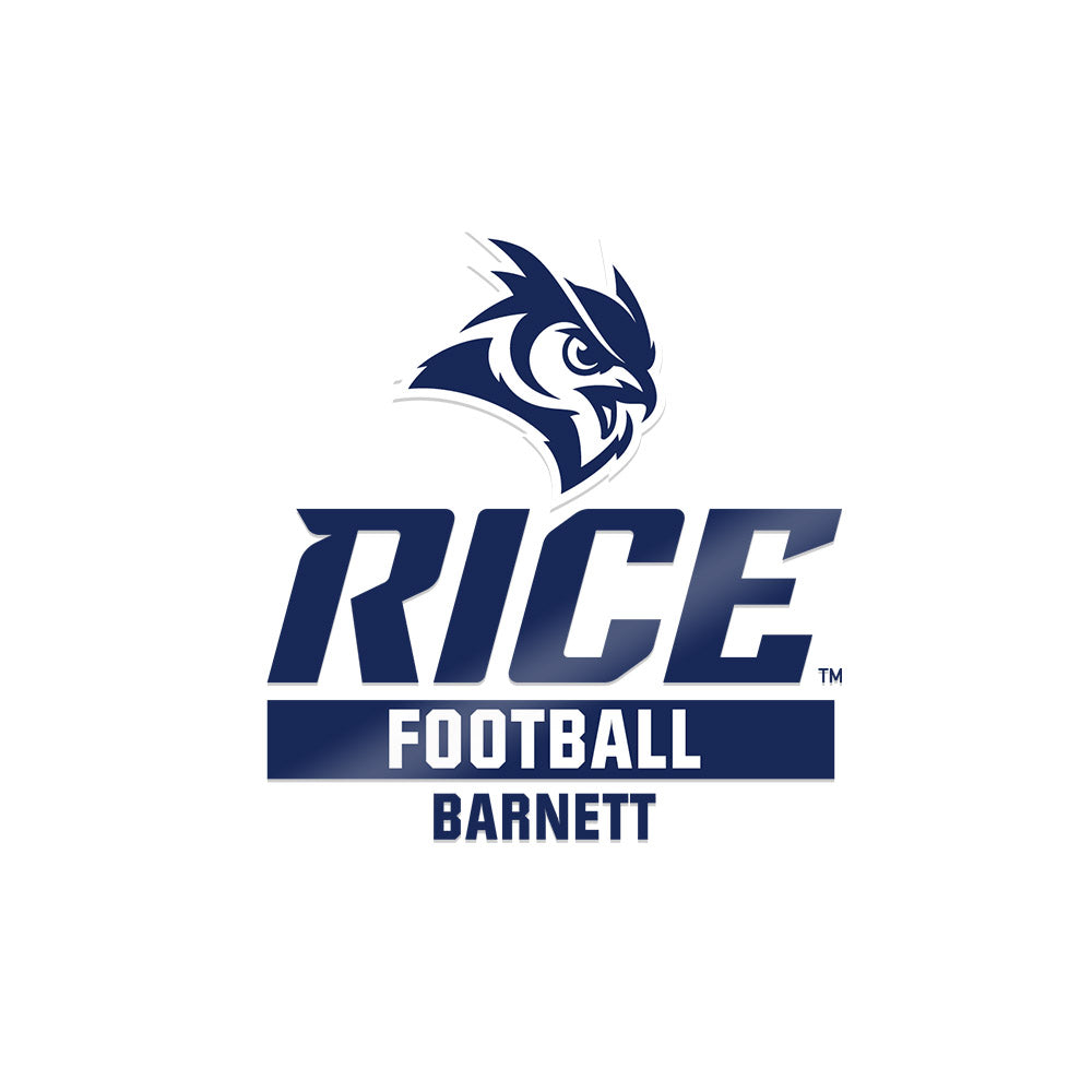 Rice - NCAA Football : Micah Barnett - Sticker-0