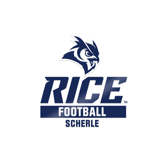 Rice - NCAA Football : Alexander Scherle - Sticker-0