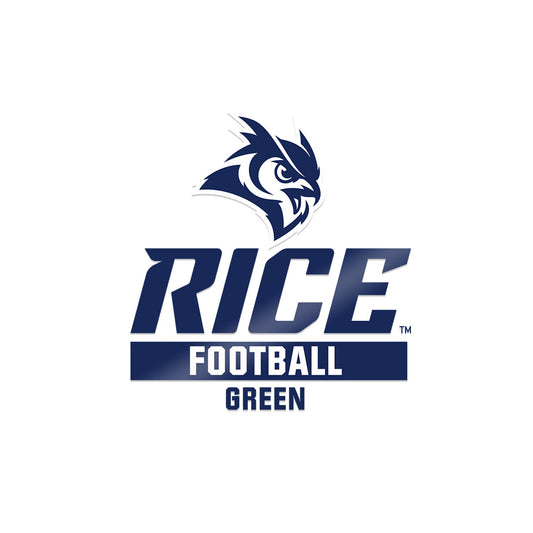 Rice - NCAA Football : Demone Green - Sticker-0