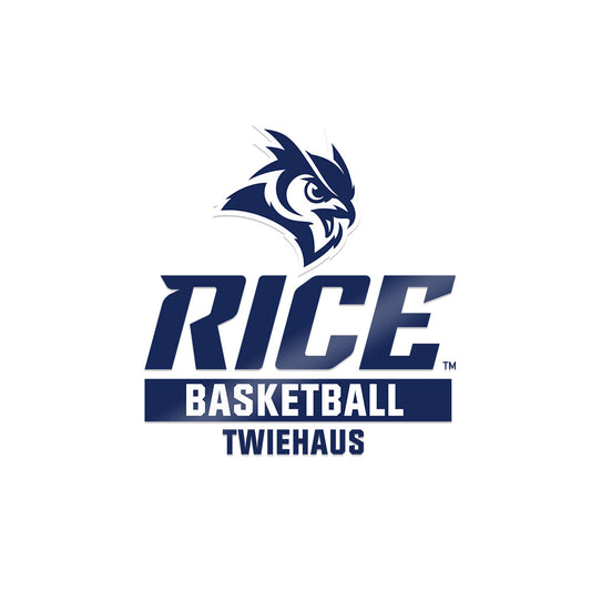 Rice - NCAA Women's Basketball : Jill Twiehaus - Sticker-0