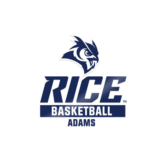 Rice - NCAA Women's Basketball : Hailey Adams - Sticker-0