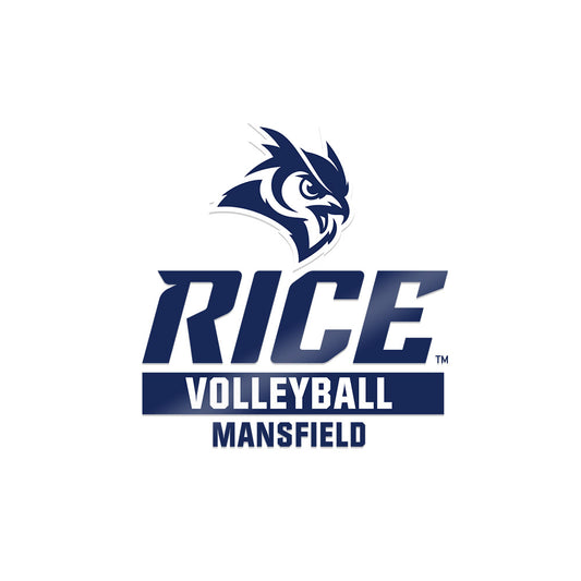 Rice - NCAA Women's Volleyball : Gaby Mansfield - Sticker-0