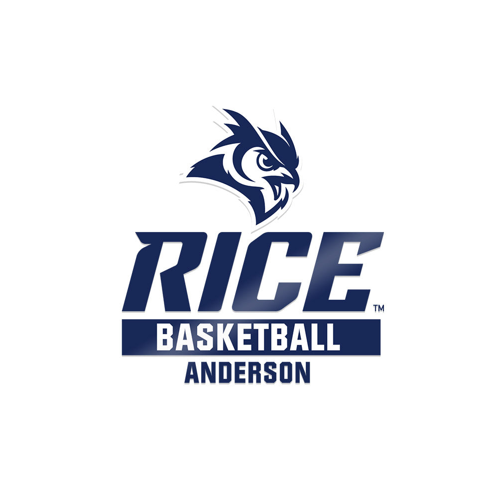 Rice - NCAA Men's Basketball : Nick Anderson - Sticker-0