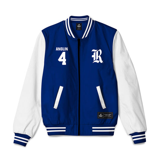 Rice - NCAA Men's Basketball : Denver Anglin - Bomber Jacket-0