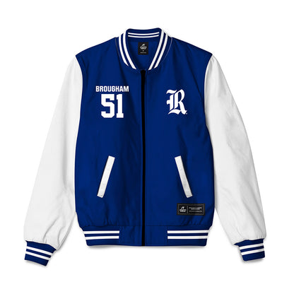 Rice - NCAA Football : Ethan Brougham - Bomber Jacket