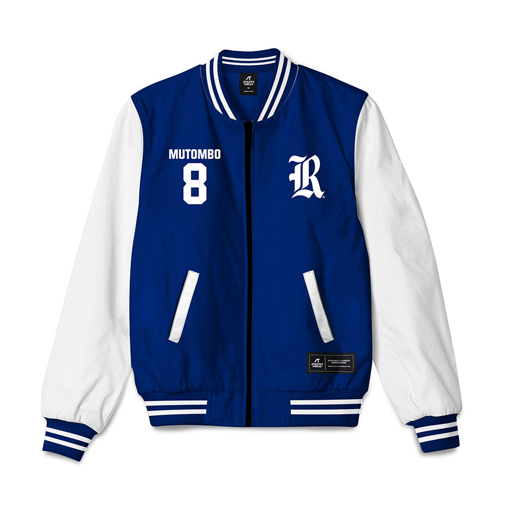 Rice - NCAA Football : Joseph Mutombo - Bomber Jacket-0