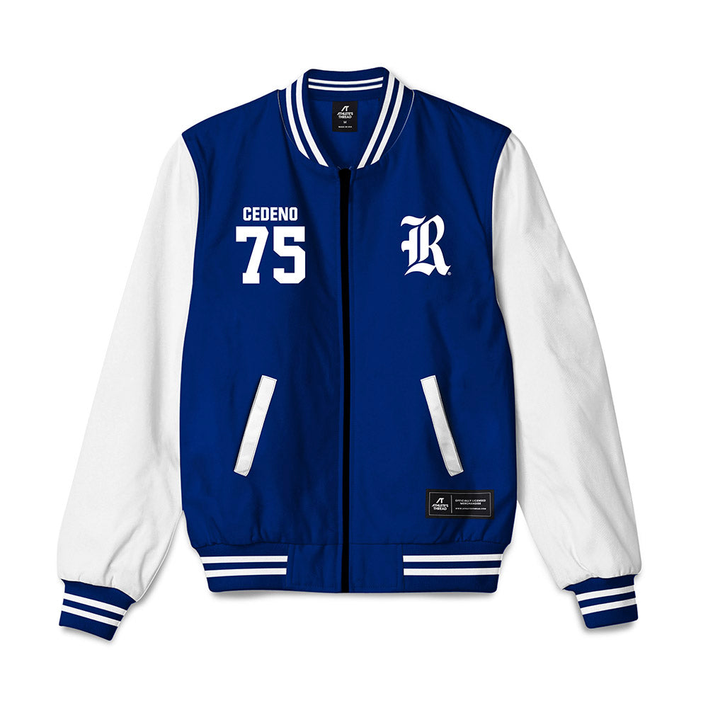 Rice - NCAA Football : Miguel Cedeno - Bomber Jacket