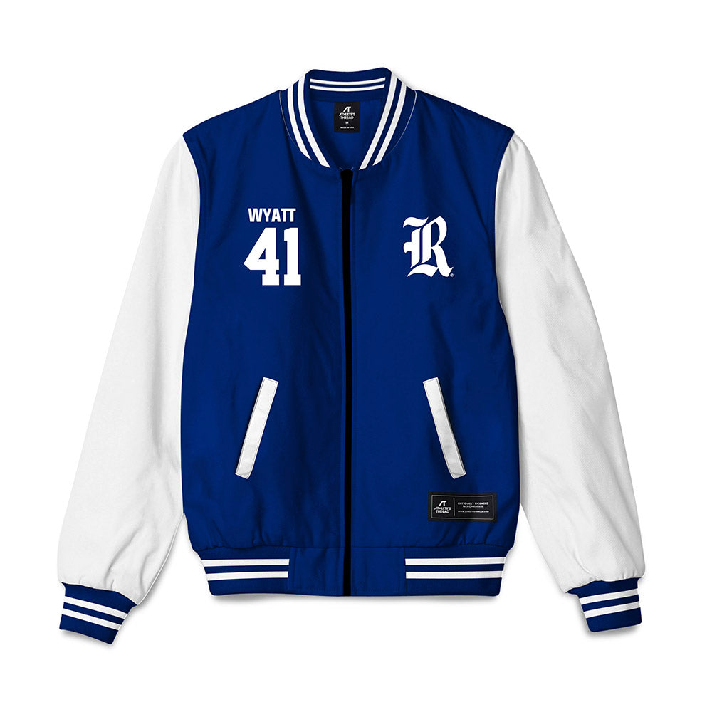 Rice - NCAA Football : Plae Wyatt - Bomber Jacket-0