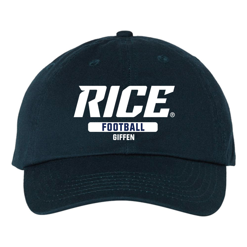 Rice - NCAA Football : Colin Giffen - Dad Hat