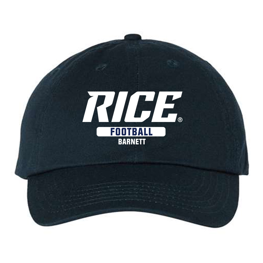 Rice - NCAA Football : Micah Barnett - Dad Hat-0