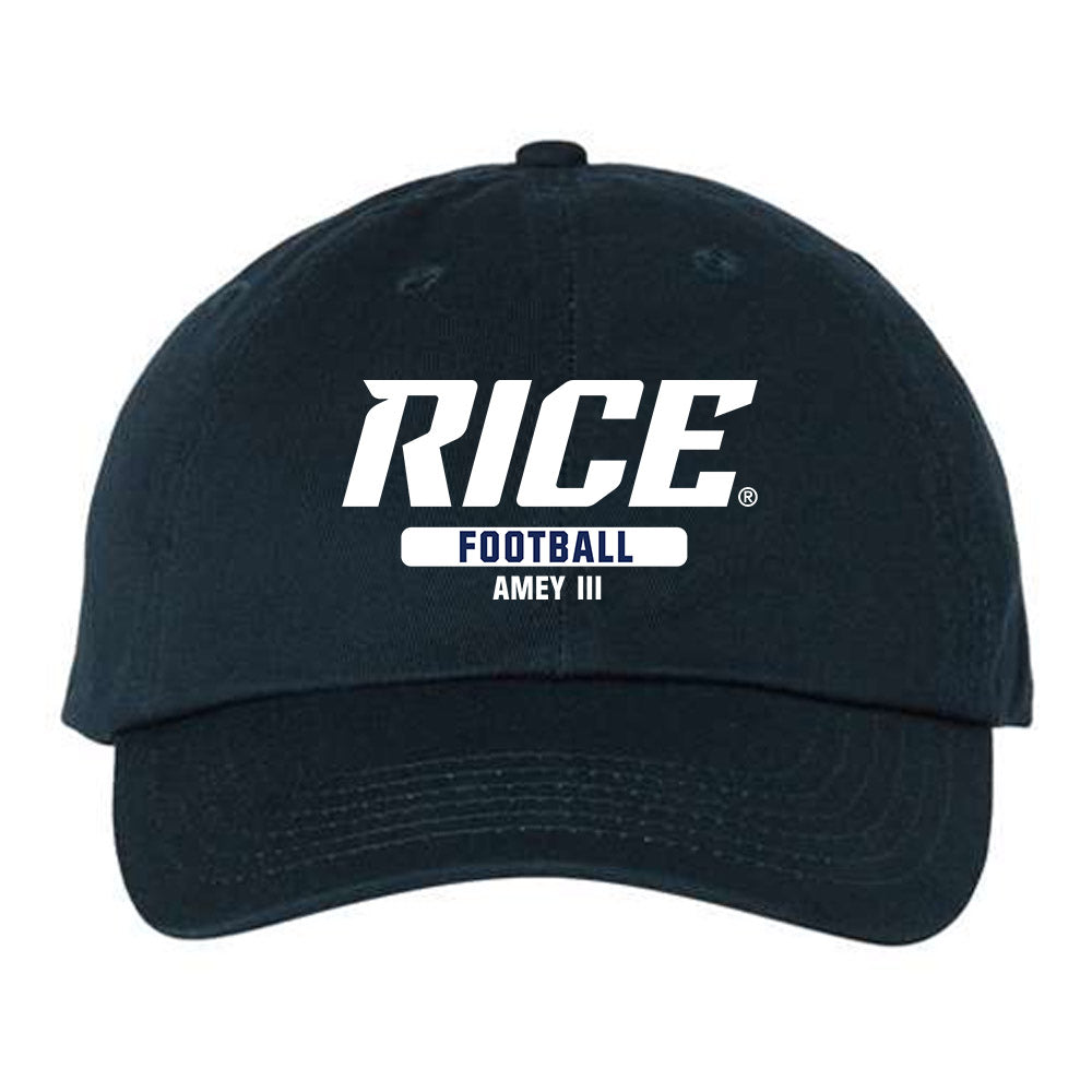 Rice - NCAA Football : Michael Amey III - Dad Hat-0
