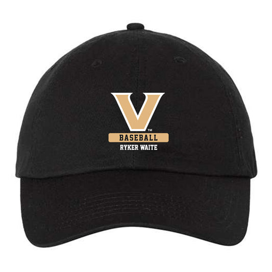 Vanderbilt - NCAA Baseball : Ryker Waite - Dad Hat-0