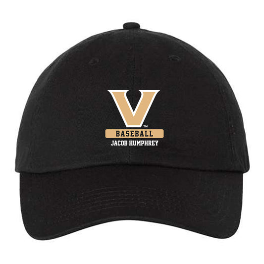 Vanderbilt - NCAA Baseball : Jacob Humphrey - Dad Hat-0