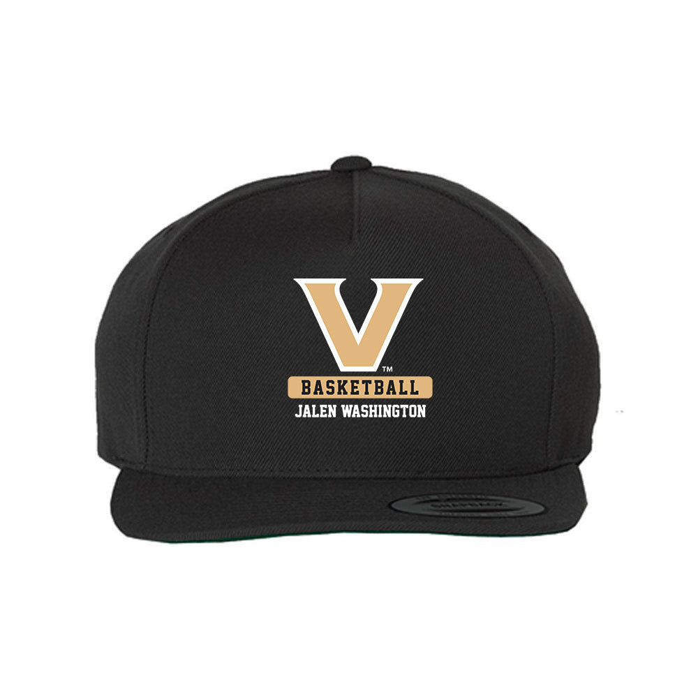 Vanderbilt - NCAA Men's Basketball : Jalen Washington - Snapback Hat-0