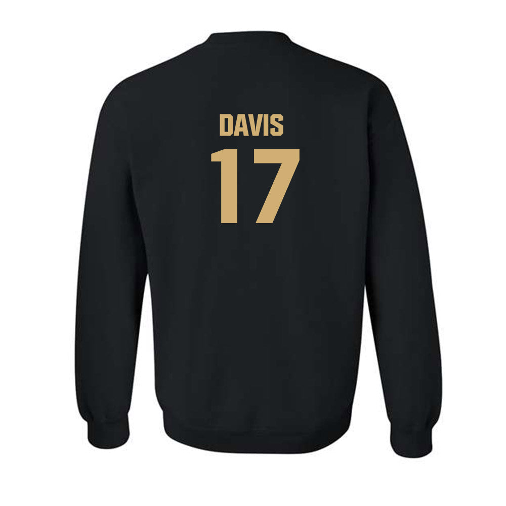 Vanderbilt - NCAA Football : Mark Davis - Sports Shersey Crewneck Sweatshirt-1