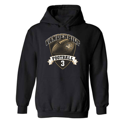 Vanderbilt - NCAA Football : Tristen Brown - Sports Shersey Hooded Sweatshirt-0