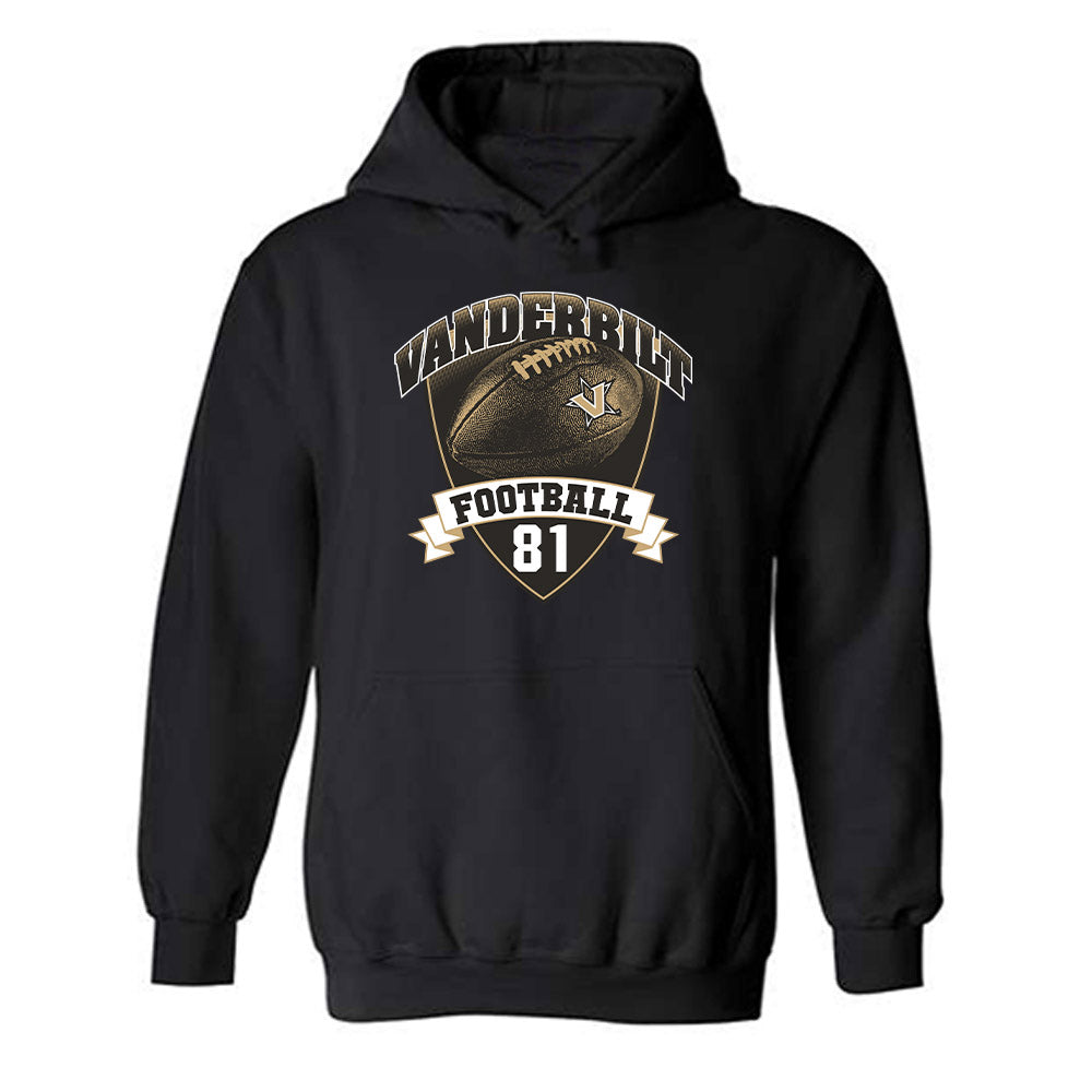 Vanderbilt - NCAA Football : Hutch Baird - Sports Shersey Hooded Sweatshirt