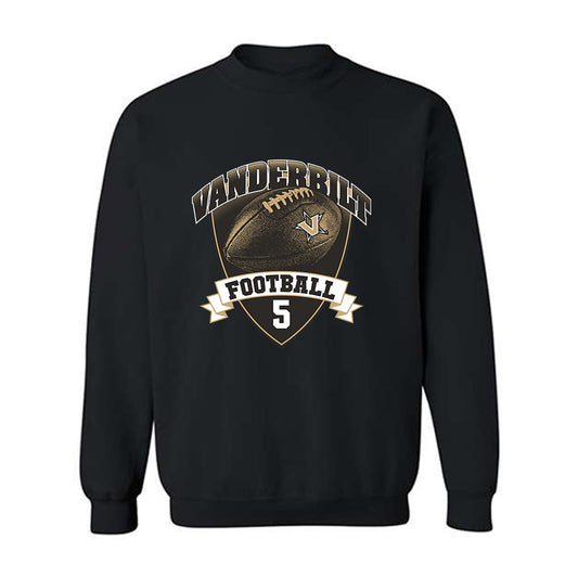 Vanderbilt - NCAA Football : Richie Hoskins V - Sports Shersey Crewneck Sweatshirt