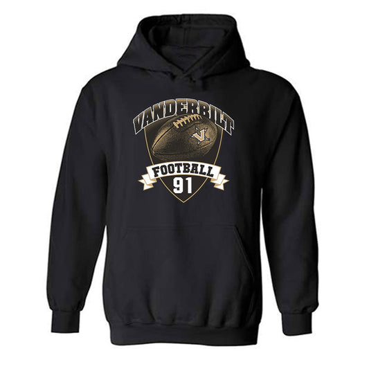 Vanderbilt - NCAA Football : Christian James - Sports Shersey Hooded Sweatshirt