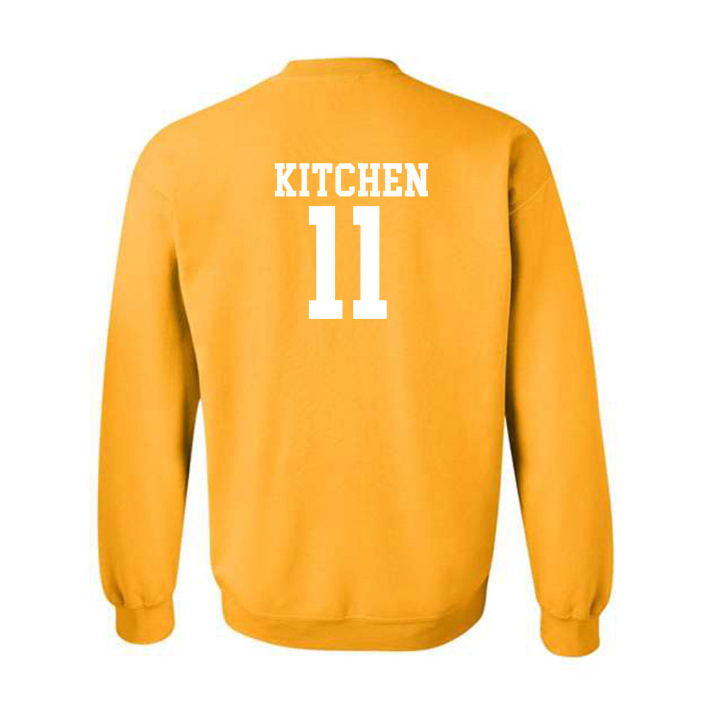 Missouri - NCAA Football : Langden Kitchen - Sports Shersey Crewneck Sweatshirt-1