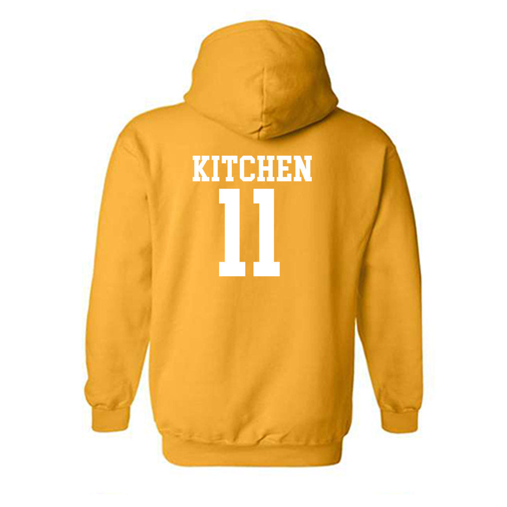 Missouri - NCAA Football : Langden Kitchen - Sports Shersey Hooded Sweatshirt-1