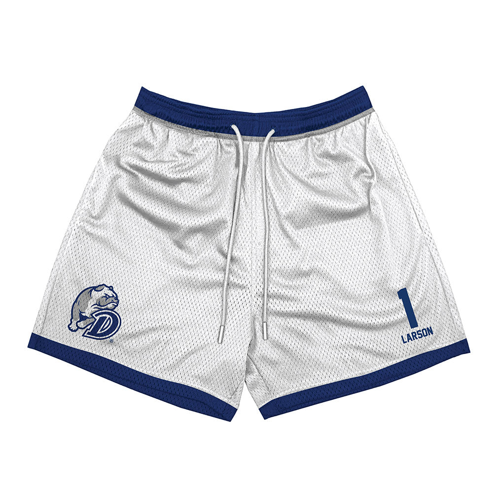 Drake - NCAA Men's Basketball : Owen Larson - Shorts-0