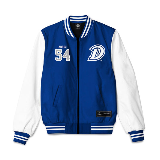 Drake - NCAA Men's Basketball : Daniel Abreu - Bomber Jacket-0