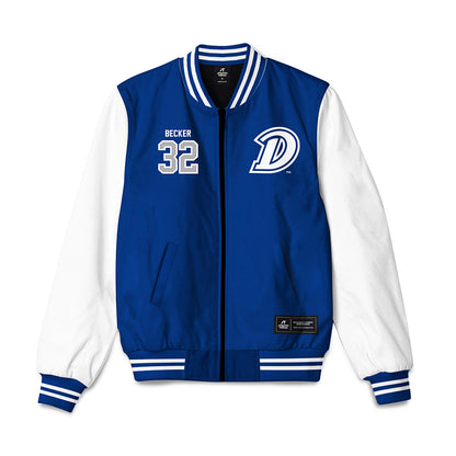 Drake - NCAA Women's Basketball : Courtney Becker - Bomber Jacket