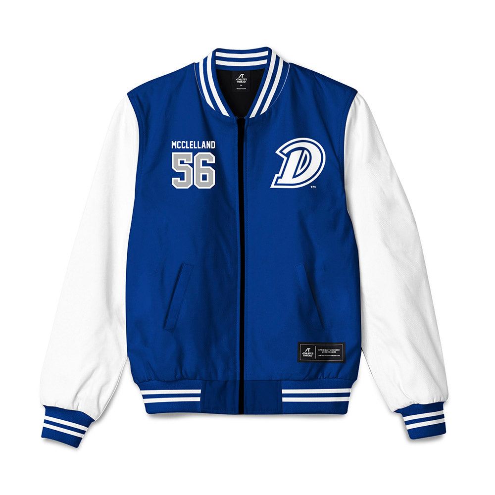 Drake - NCAA Football : Mason McClelland - Bomber Jacket-0