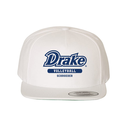 Drake - NCAA Women's Volleyball : Gabbie Schroeder - Snapback Hat-0