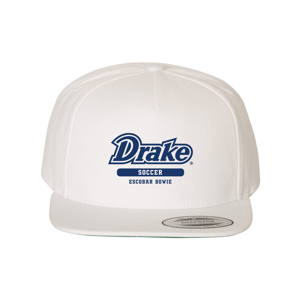 Drake - NCAA Men's Soccer : Zacarias Escobar-Bowie - Snapback Hat