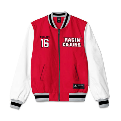 Louisiana - NCAA Football : kailep Edwards - Bomber Jacket
