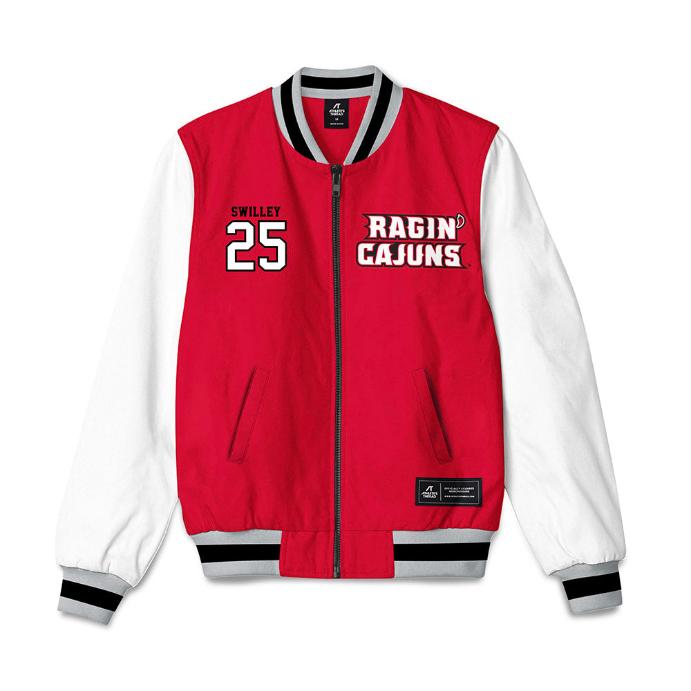 Louisiana - NCAA Football : Hutch Swilley - Bomber Jacket-0