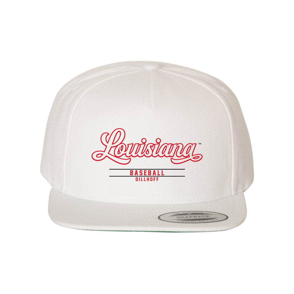 Louisiana - NCAA Baseball : Parker Dillhoff - Snapback Hat