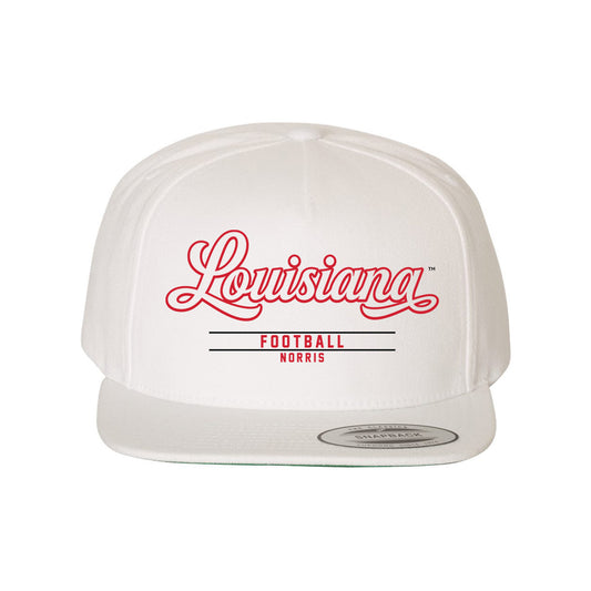 Louisiana - NCAA Football : Jacorian Norris - Snapback Hat-0