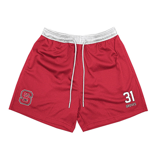 NC State - NCAA Football : Elijah Groves - Shorts-0