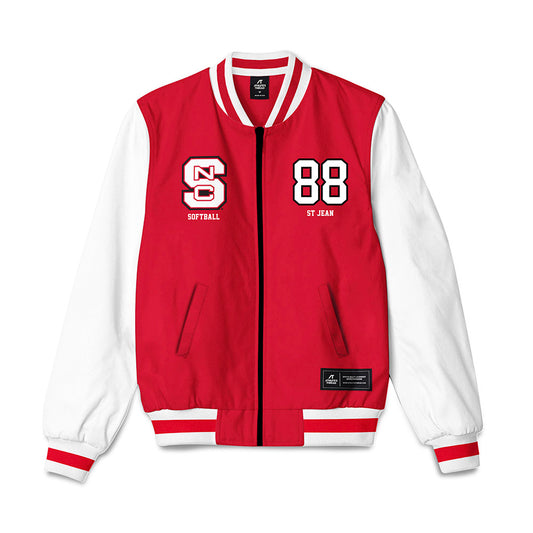 NC State - NCAA Softball : Lisey St Jean - Bomber Jacket