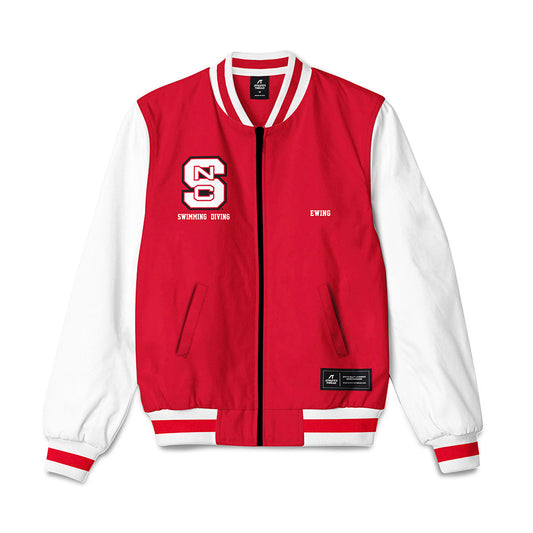 NC State - NCAA Men's Swimming & Diving : James Ewing - Bomber Jacket