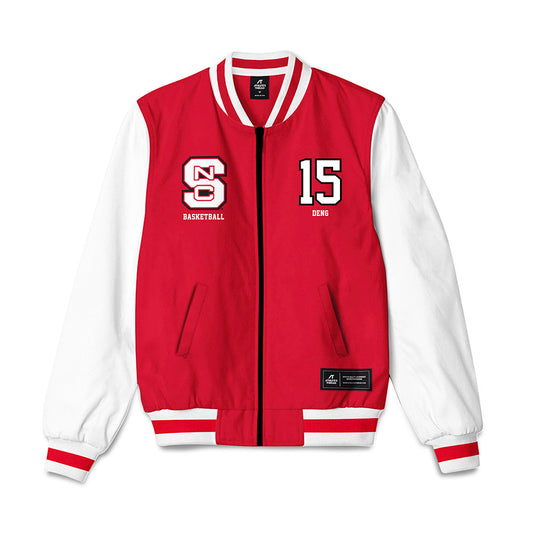 NC State - NCAA Men's Basketball : Jerry Deng - Bomber Jacket-0