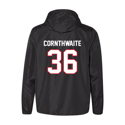 NC State - NCAA Football : Cameron Cornthwaite - Windbreaker-1